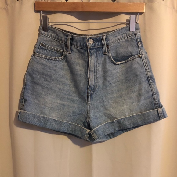 Non Stretch Super High Rise Shorts - Picture 2 of 3